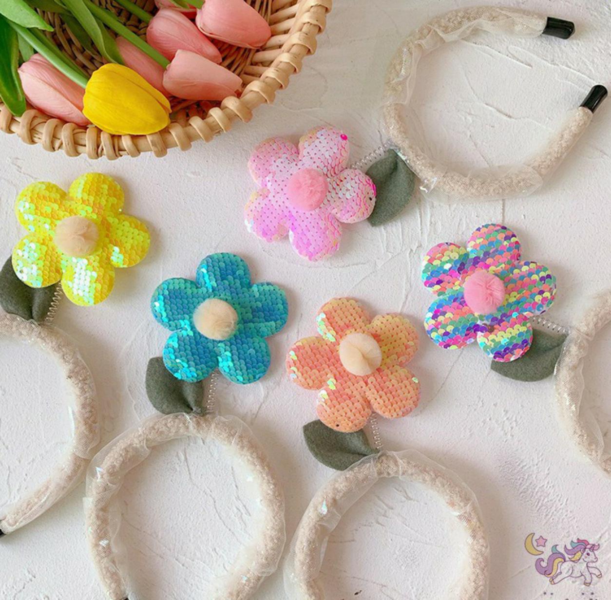 BĂNG ĐÔ , CÀI TÓC , bờm tóc HOA KIM SA CUTE CHO BÉ