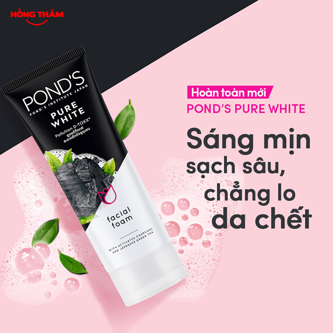 Sữa Rửa Mặt POND’S Trắng Da Tinh Khiết (100g) (hongthamshopcom)- SRM43