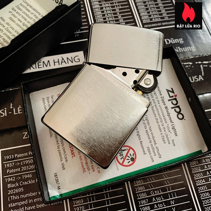 ZIPPO 200 - ZIPPO BRUSHED CHROME