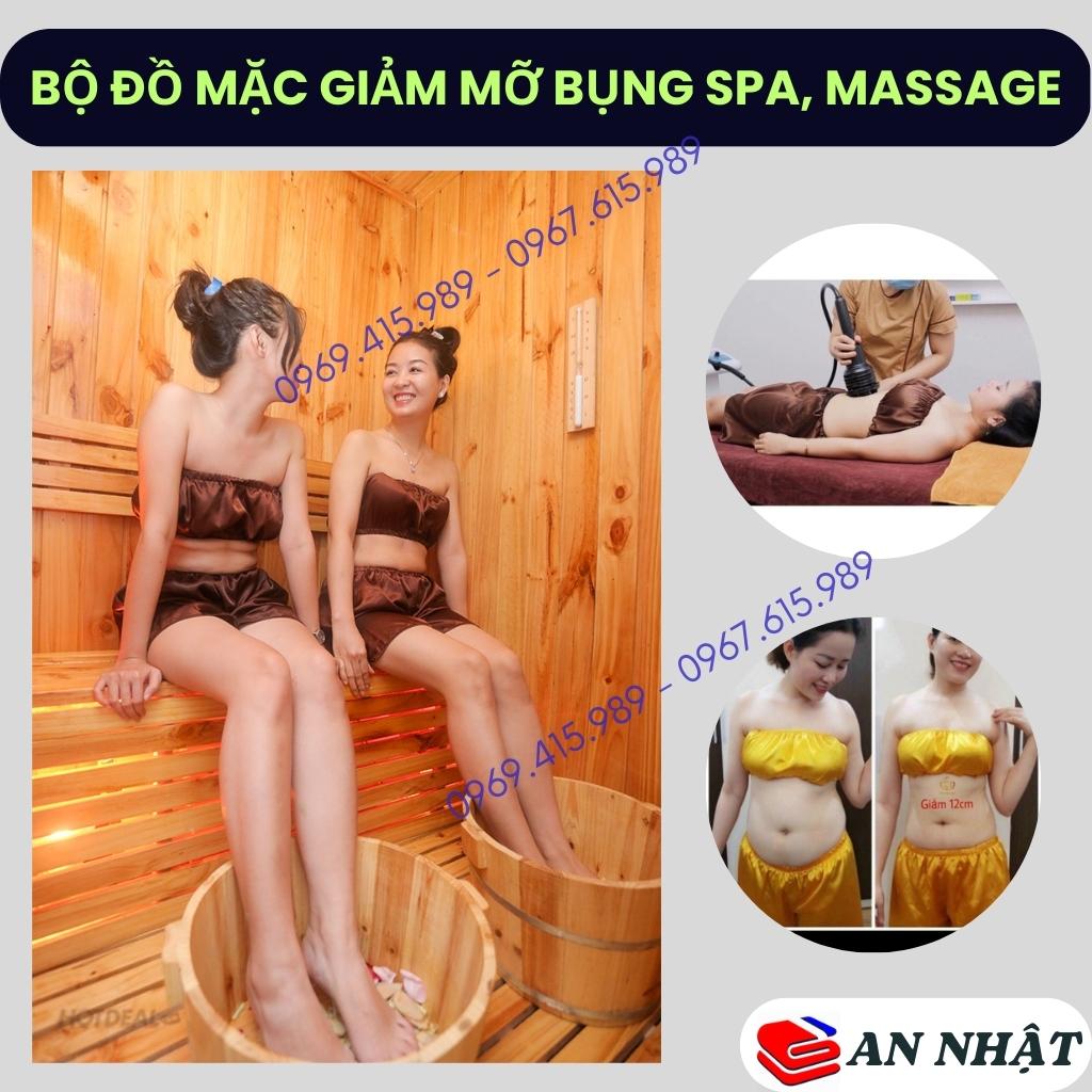 Bộ đồ mặc giảm béo, tắm trắng, massage cho khách spa