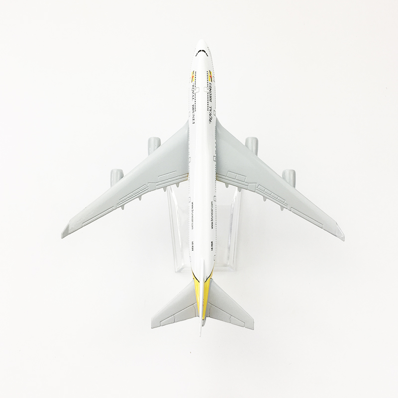 Máy bay mô hình Royal Brunei 16cm + đế trưng bày