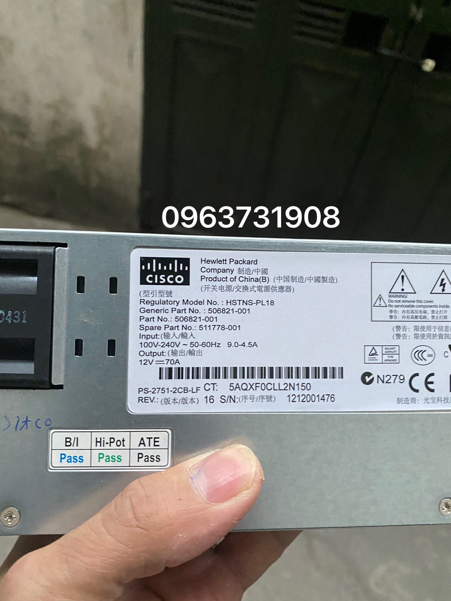 Nguồn tổng 12V 70A cho camera,led