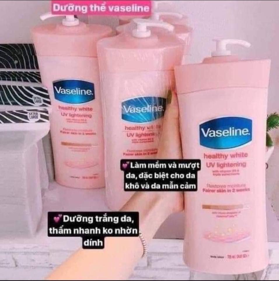 Sữa dưỡng thể trắng da Body Lotion Vaseline 725ml