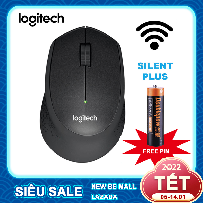 Chuột Logitech Đỏ | Top bán chạy Lazada Shopee Sendo Tiki 20 Chuột không dây không dây Logitech M331 (đen-đỏ-xám) - Bảo Hành 1 tháng-Free shipping