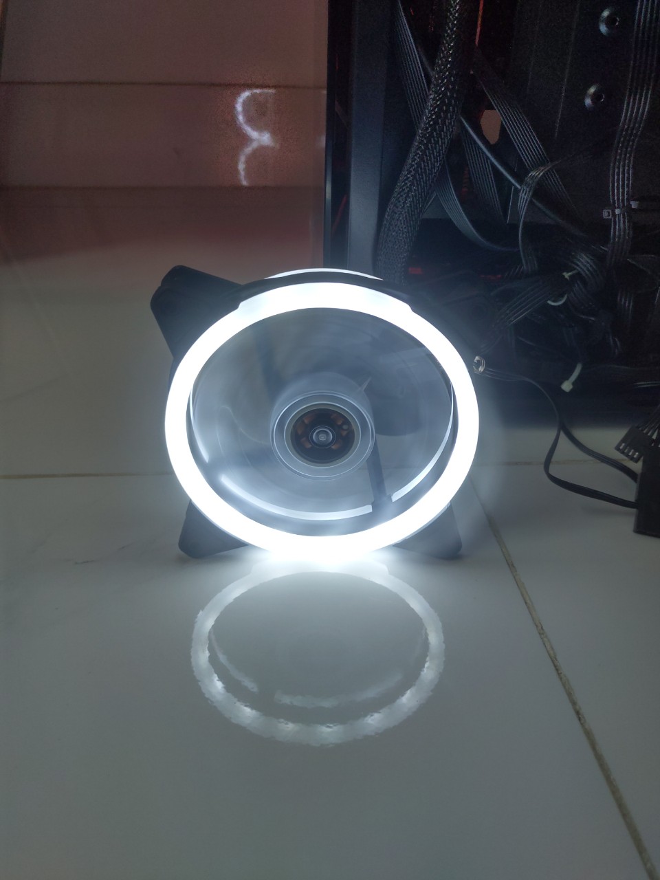 Fan case PC-Led RGB-12cm-3pin.