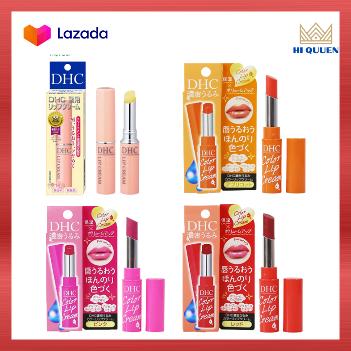 Son DHC dưỡng môi HỒNG Nhật Bản ( 4 MÀU ) Hi Queen