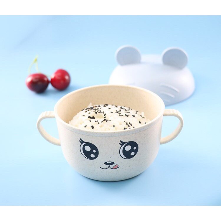 Bộ Bát Ăn Dặm Lúa Mạch Mickey, Bát Ăn Dặm Dễ Thương Cho Bé