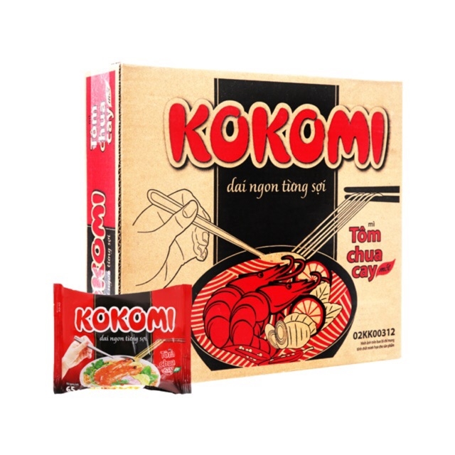 Mì kokomi thùng 30gói x 65g
