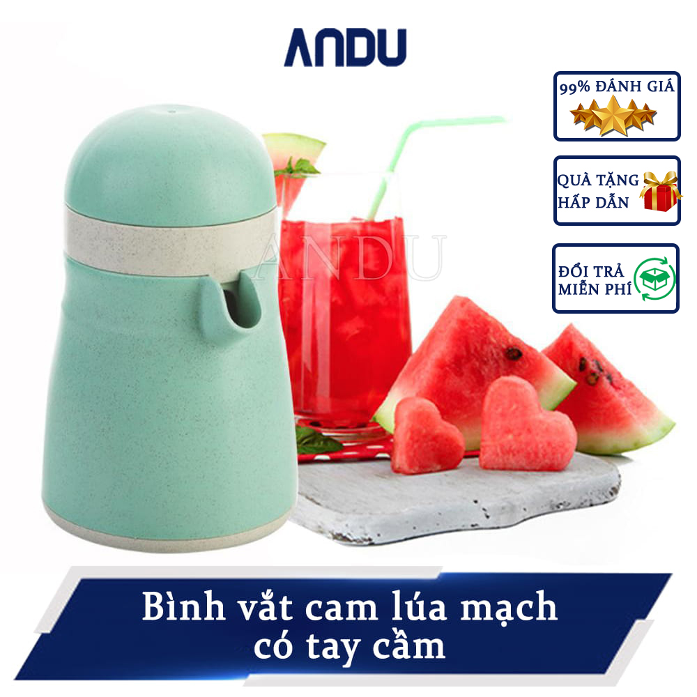Máy Vắt Cam Lúa Mạch Máy Ép Cam Có Tay Cầm Thông Minh