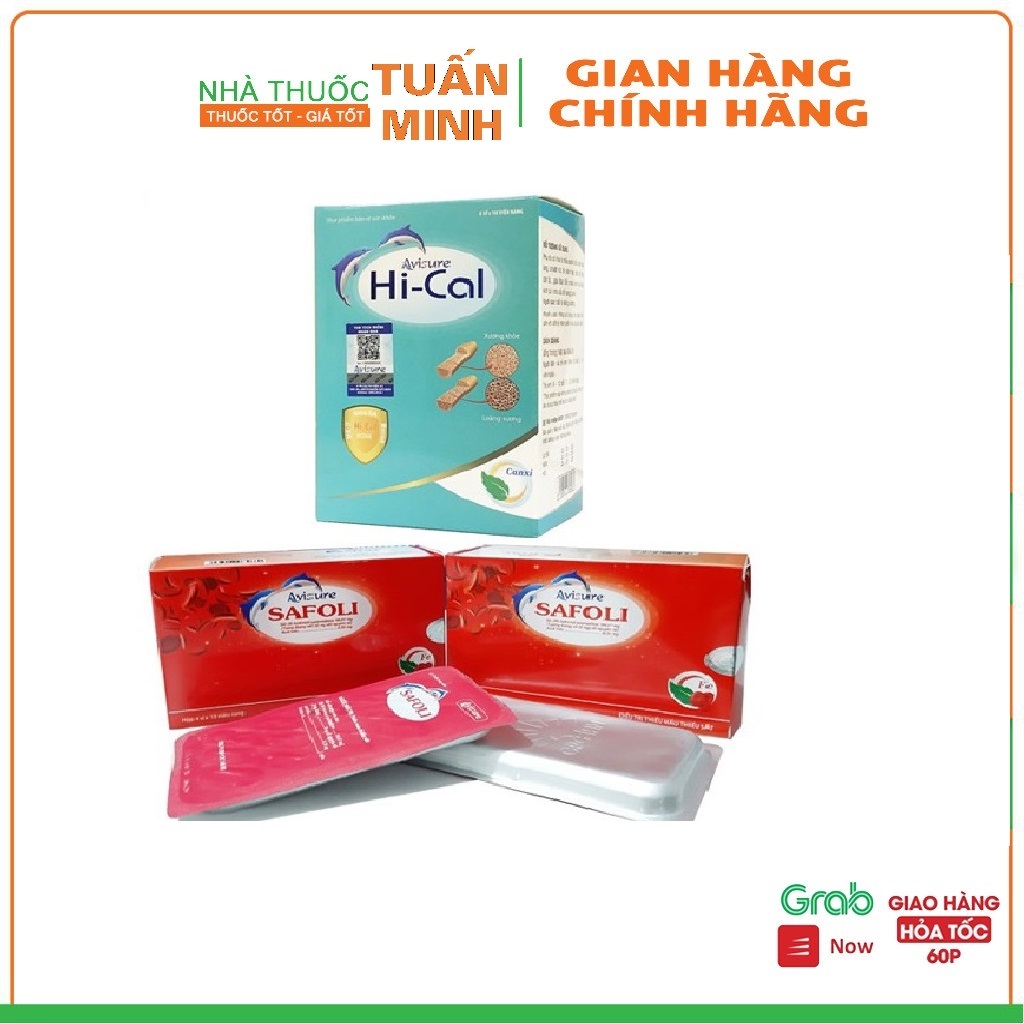 Combo sắt canxi cho bà bầu Avisure 120 viên