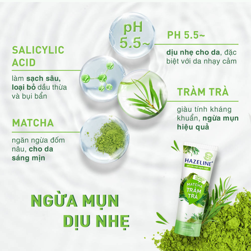 Hazeline sữa rửa mặt 100g
