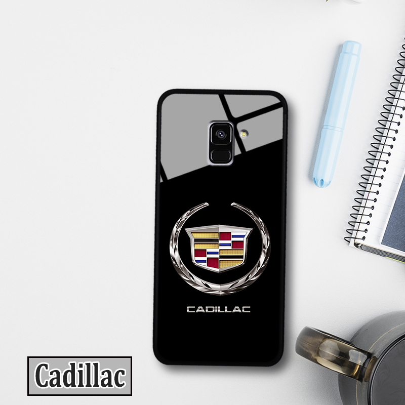 Ốp lưng Samsung A8 Plus (2018) in 3D hình logo hãng xe oto