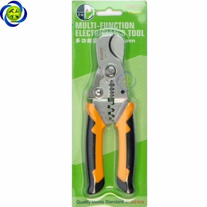 [HCM]Kềm đa năng Buddy BA0143 175mm