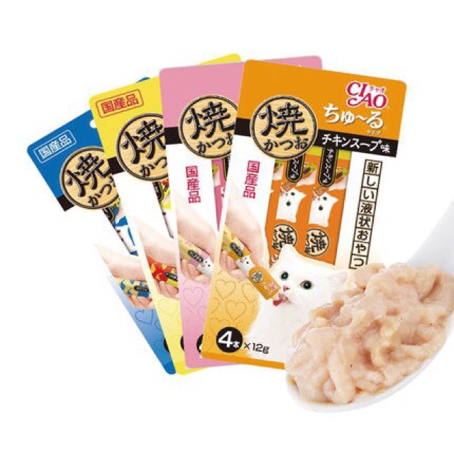 Ciao churu - Súp thưởng cho mèo gói 4 thanh