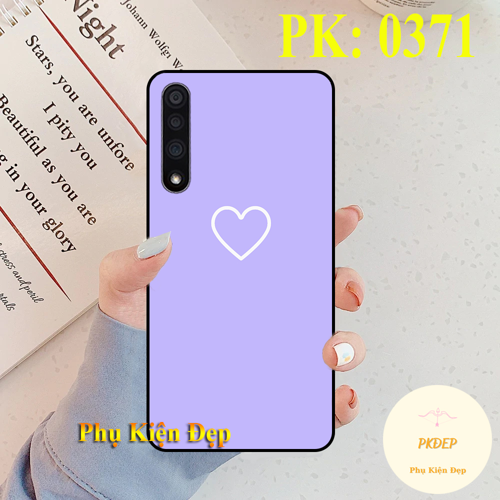 Ốp lưng Vsmart Live 1 dẻo đen in hình thả tim