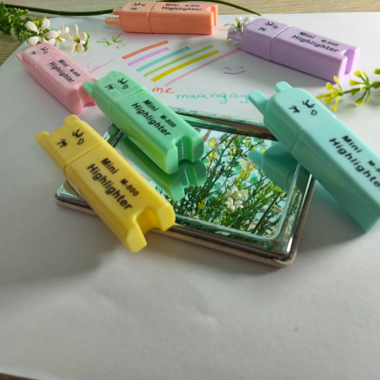 Bút nhớ dòng mini [ MÀU ĐẸP - AN TOÀN] 💚💛💙💜🧡💗