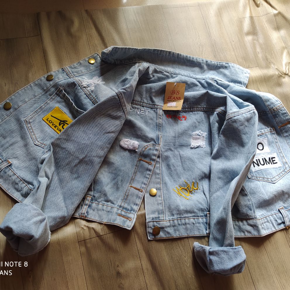 Áo khoác jeans nữ chống nắng cao cấp dễ phối đồ Tonumber form dưới 58Kg giá sỉ
