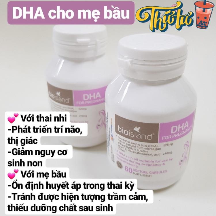 DHA CHO BÀ BẦU BIO ISLAND