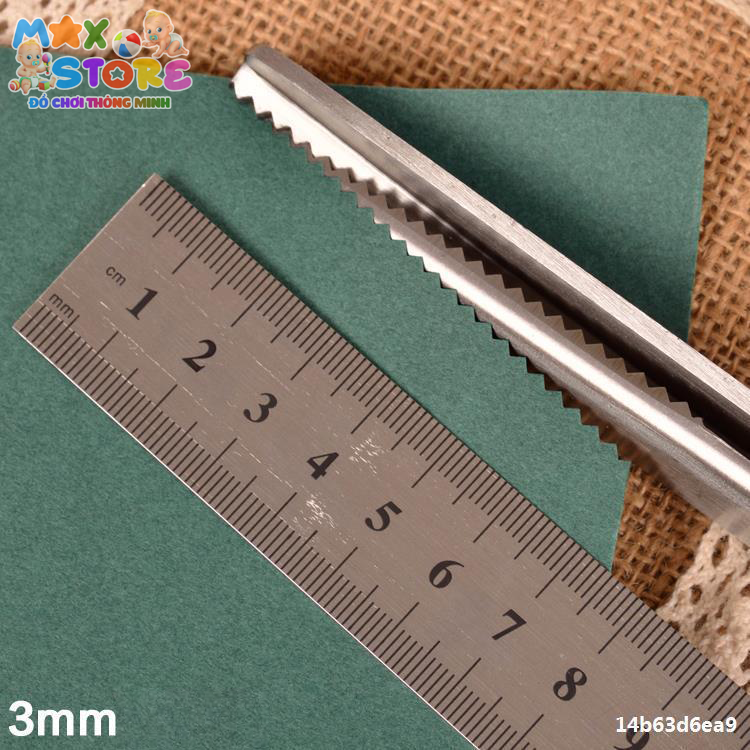 Kéo răng cưa 3 - 18mm, kéo cắt viền hàng cao cấp (bầu tròn và răng nhọn)