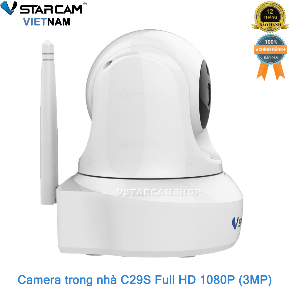 Camera wifi IP Vstarcam C29s Full HD 1080P 3 Megapixel bảo hành 12 tháng