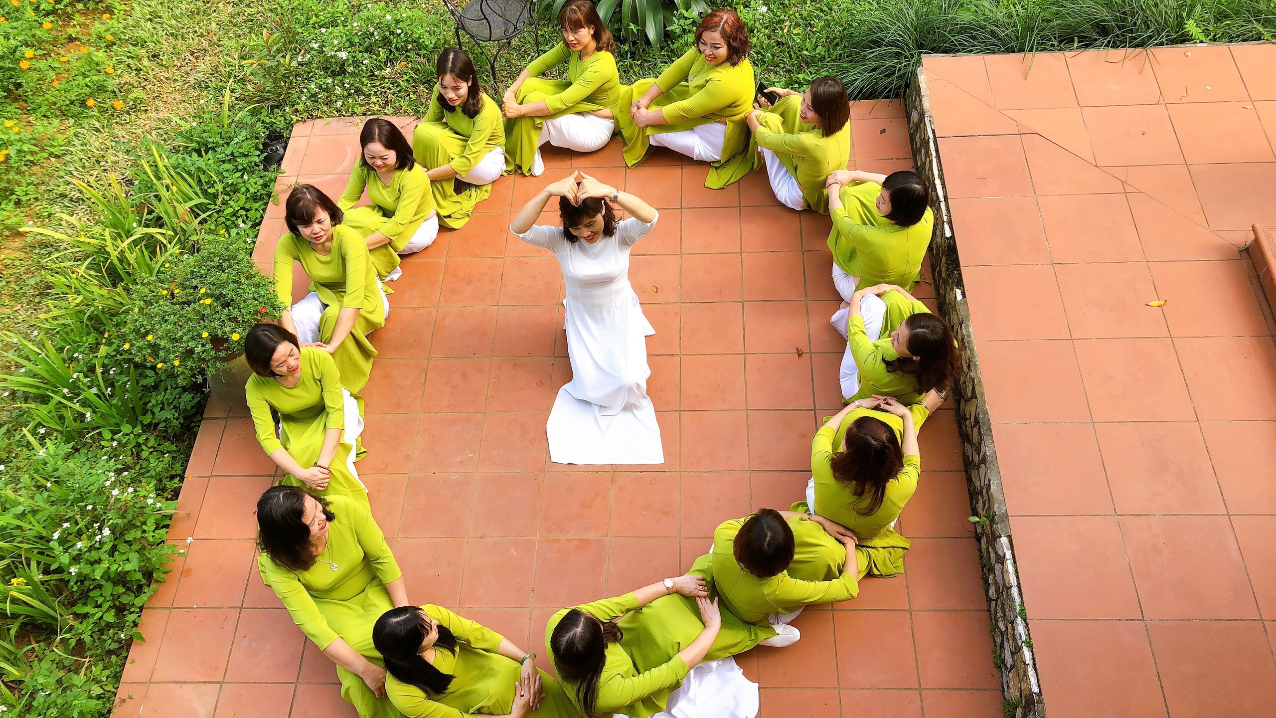 Áo dài xanh cốm trơn đồng phục,lẻ siêu đẹp
