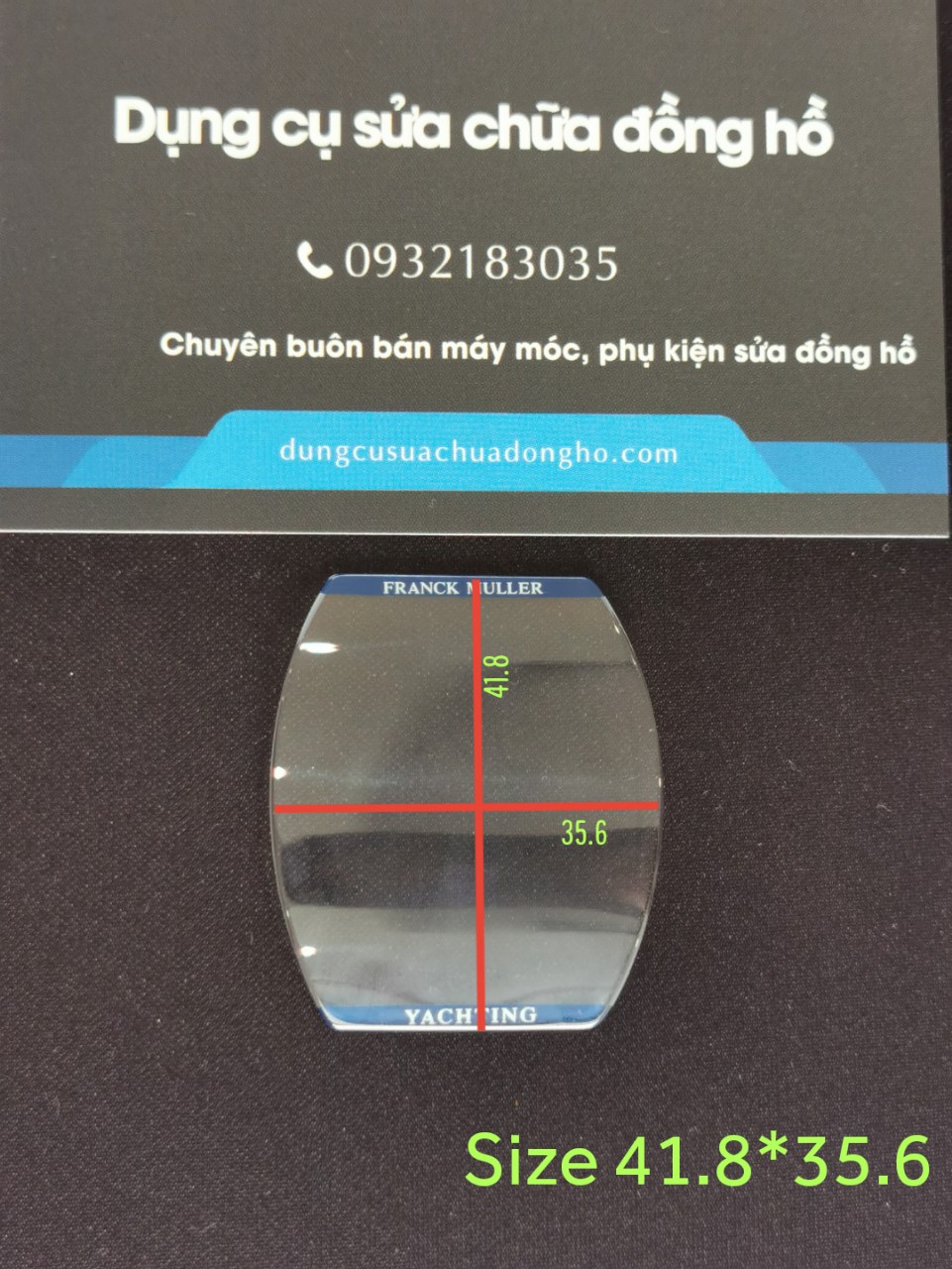 Mặt kính đồng hồ cong bầu dục
