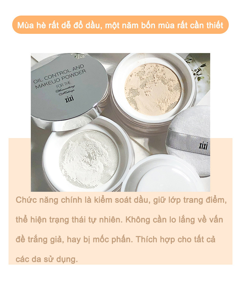 【💯Hàng thật】Phấn phủ Oil control and clear honey powder 10g