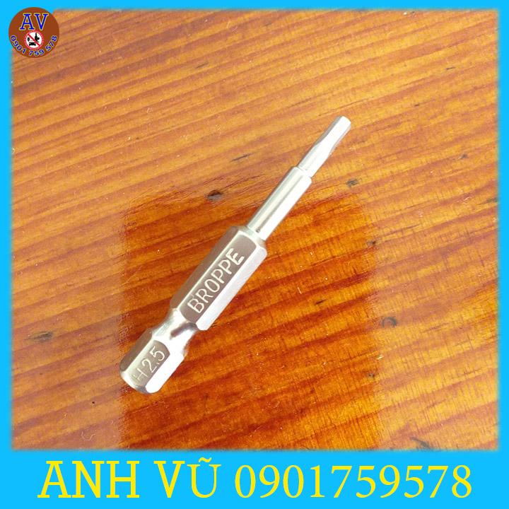 Mũi vít đầu lục giác h2.5 broppe