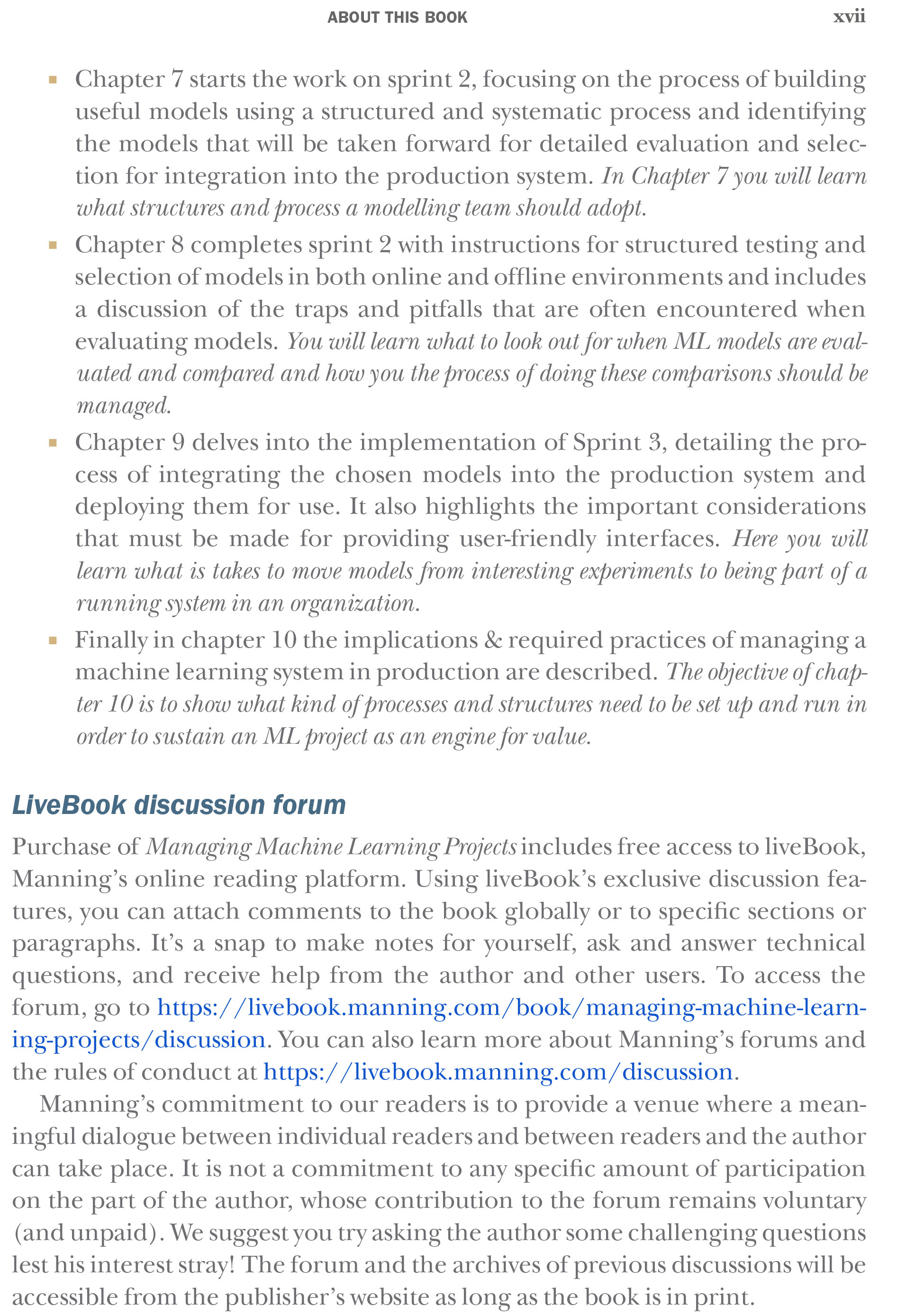 Sách Managing Machine Learning Projects From design to deployment