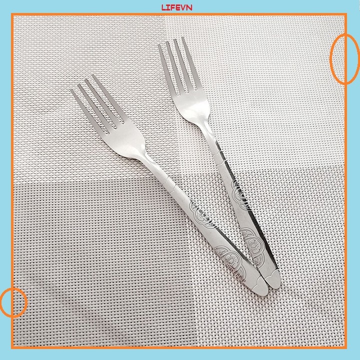 ComBo 10 rĩa cán hoa inox đẹp