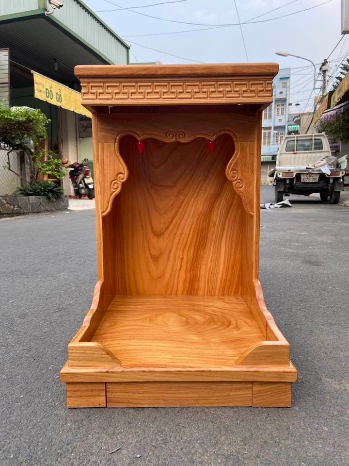 Bàn thờ thần tài ông địa gỗ Gõ Đỏ