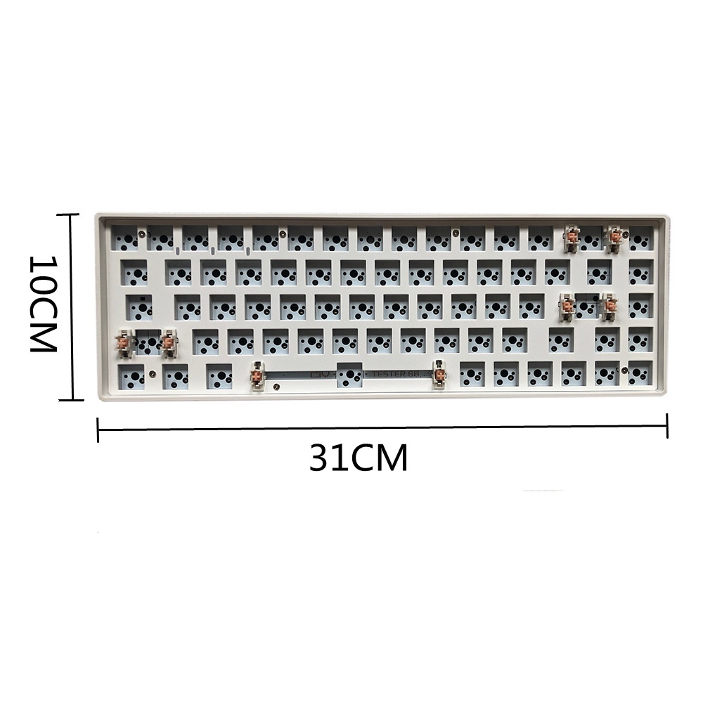 Bộ kit bàn phím cơ CIY Tester68 Bluetooth 5.0 & không dây 2.4G đủ màu, đã lót fram