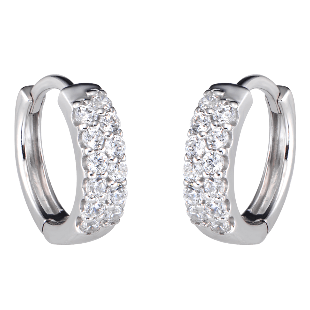 BÔNG TAI BẠC ĐÍNH ĐÁ PNJSILVER XM00K000163