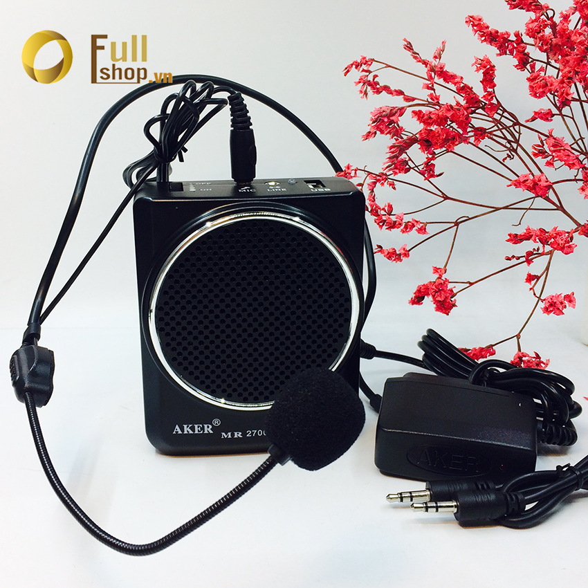 [HCM]Máy Trợ Giảng Có Dây Thiết Bị Trợ Giảng. Máy loa trợ giảng AKER MR2700 13W gồm micro- Hàng Chính Hãng