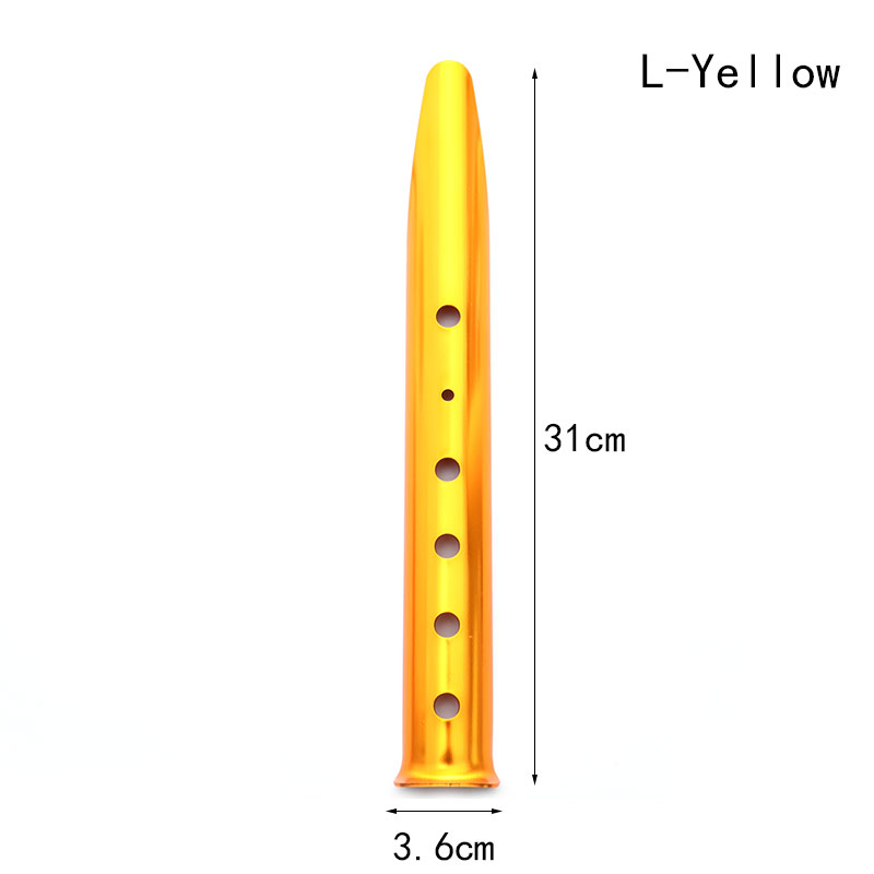 Qin795 Lều hình chữ U bằng nhôm 23/31cm cọc đinh cọc cọc tuyết cọc cát cho ngoài trời