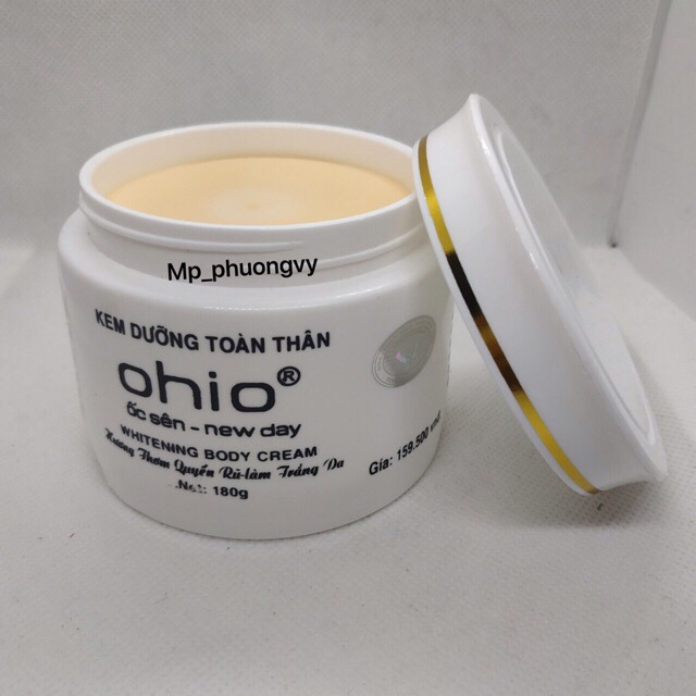 Kem Dưỡng Trắng Body Ohio 150g