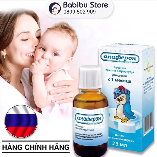 Siro tăng đề kháng Nga ANAFERON chim cánh cụt