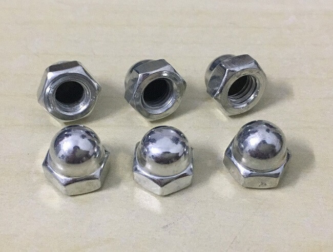 Combo 10 con ê cu mũ (đai ốc mũ) M3 M4 M5, M6, M8, M10, M12, M14, M16