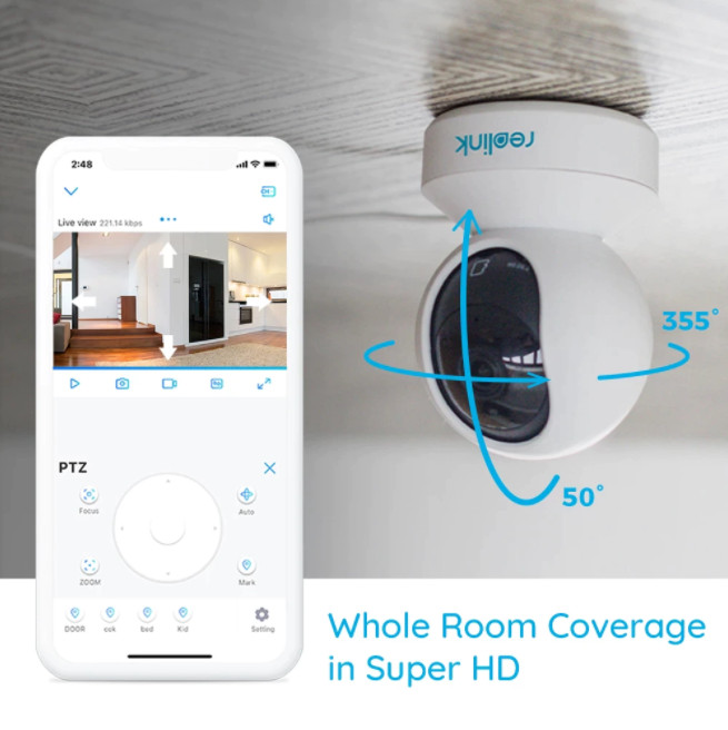 Camera ReoLink E1 3Mp Super HD siêu nét