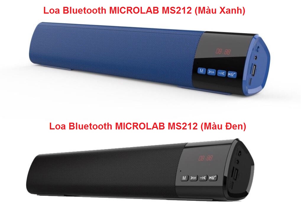 Loa Bluetooth MICROLAB MS212 (Màu Xanh)