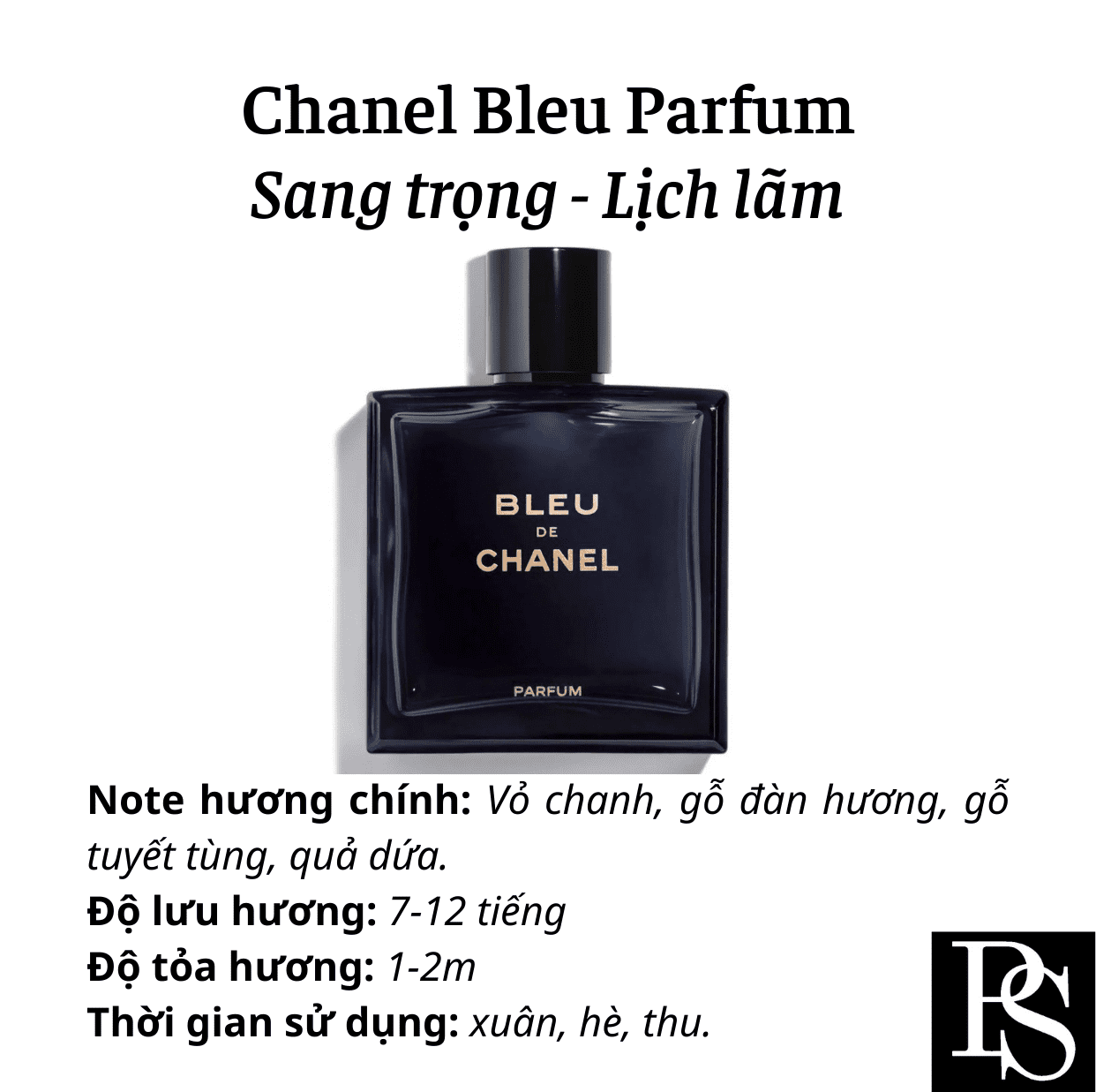 Nước hoa Nam - Bleu Parfum