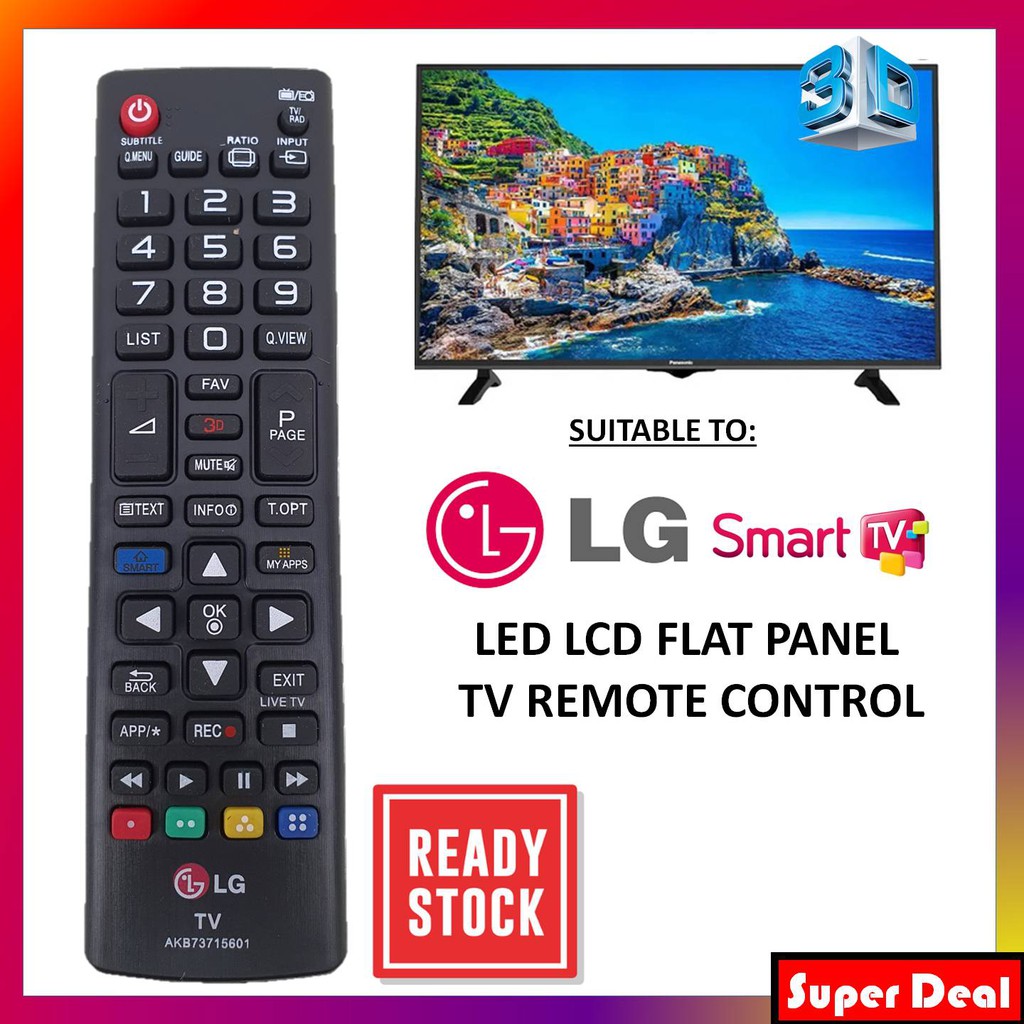 Thay thế điều khiển từ xa tv led 3d thông minh màn hình phẳng lg