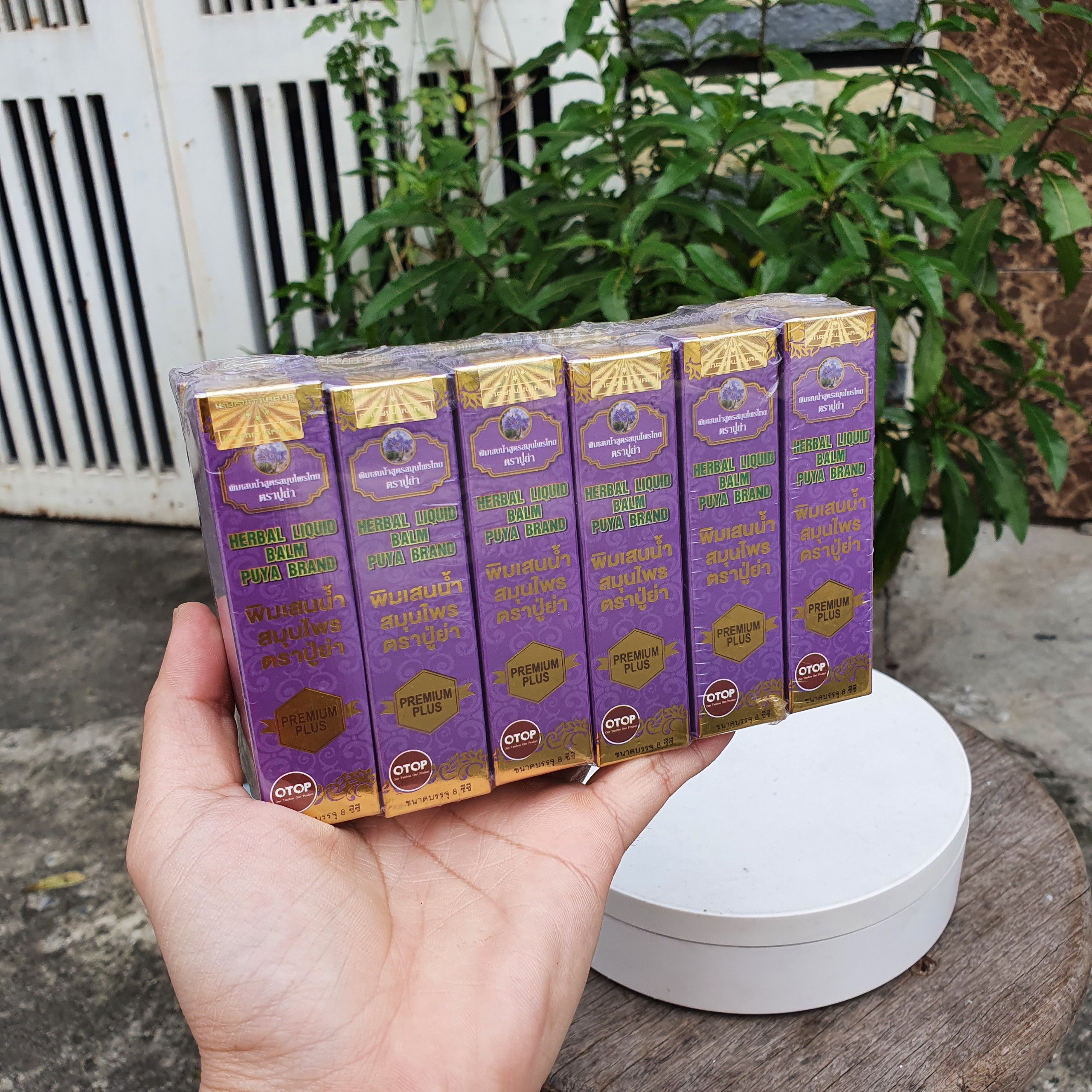 Bộ 12 chai dầu lăn thảo dược 19 vị thái lan