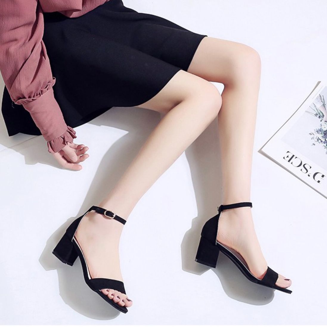Giày Cao Gót 5p 7p Quai Ngang MT store ( kèm ảnh thật )