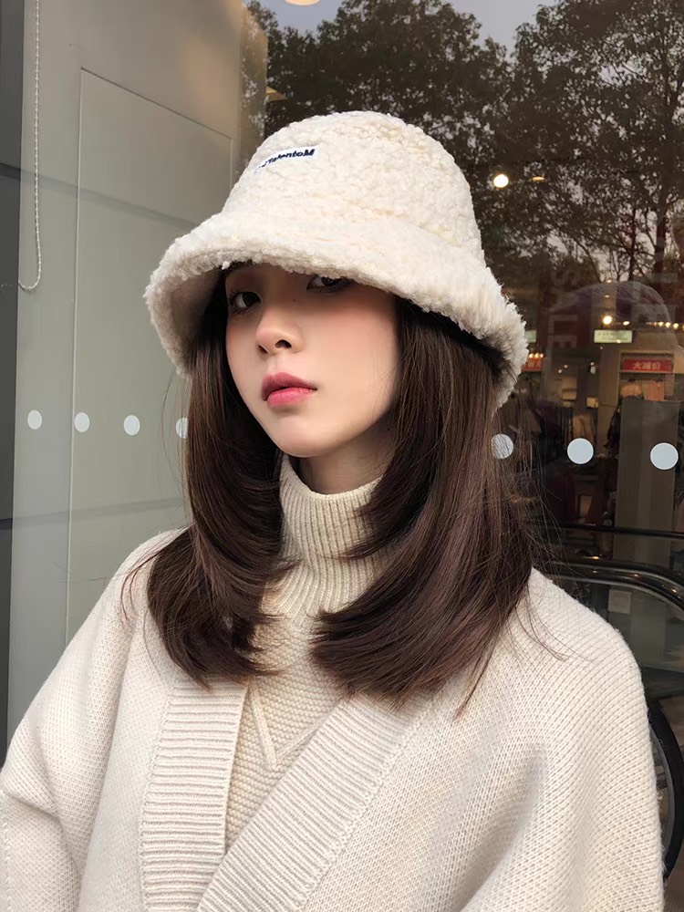 Nón tai bèo lông cừu nón bucket
