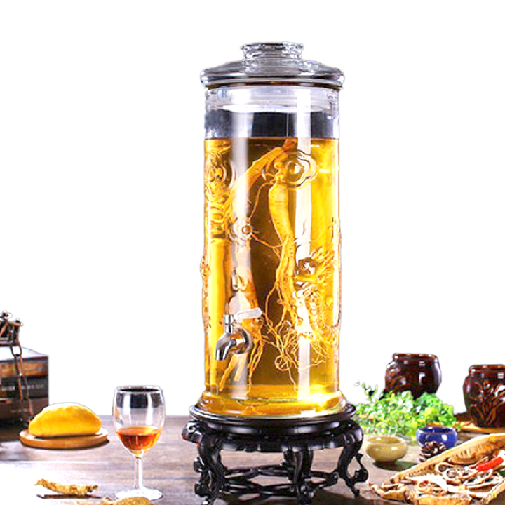 Bình trụ rồng 12 lít có van