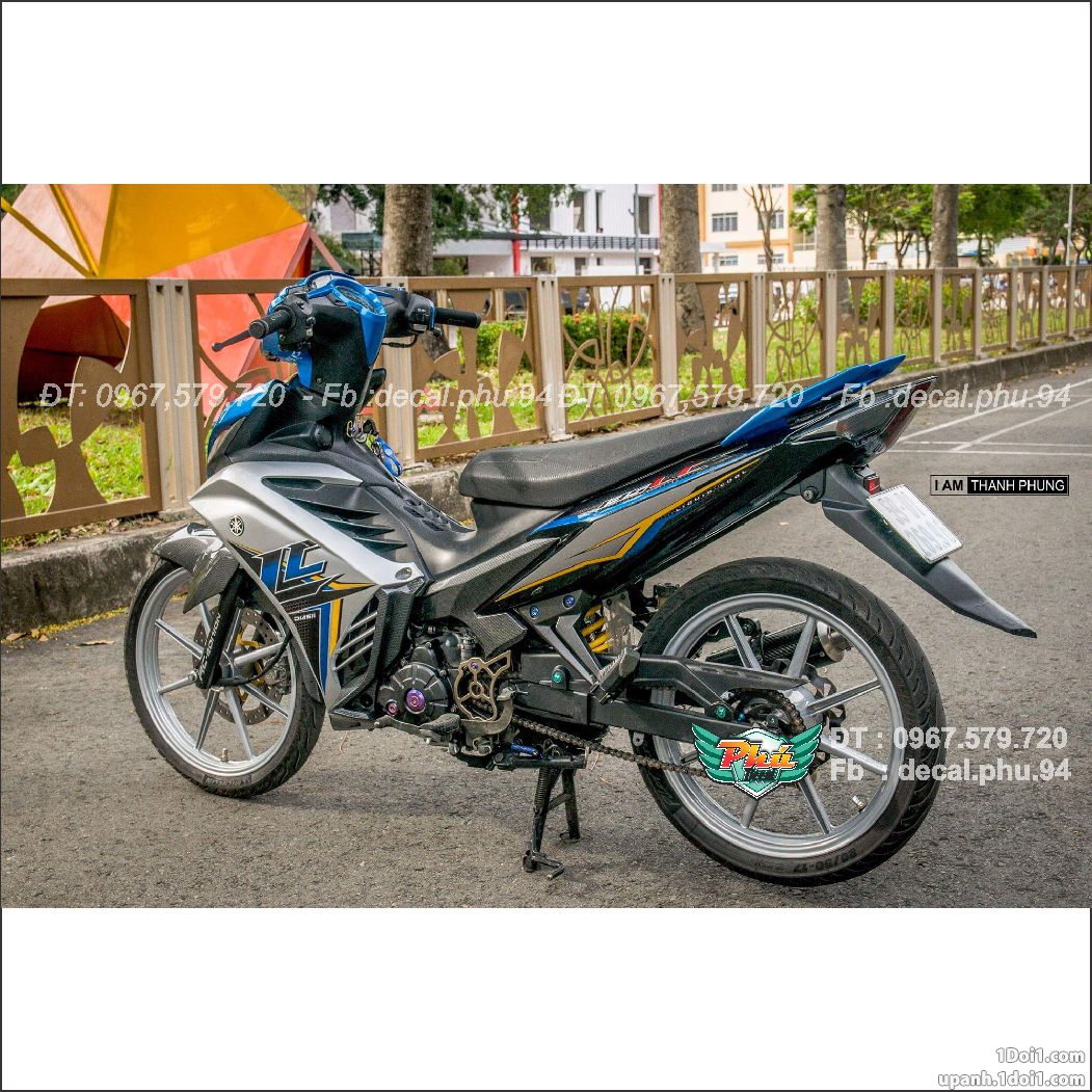 Tem rời ex exciter 135 lc bạc xanh