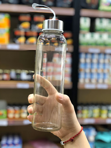 Combo 10 Chai Thuỷ Tinh 500ml Nắp Dây Xách