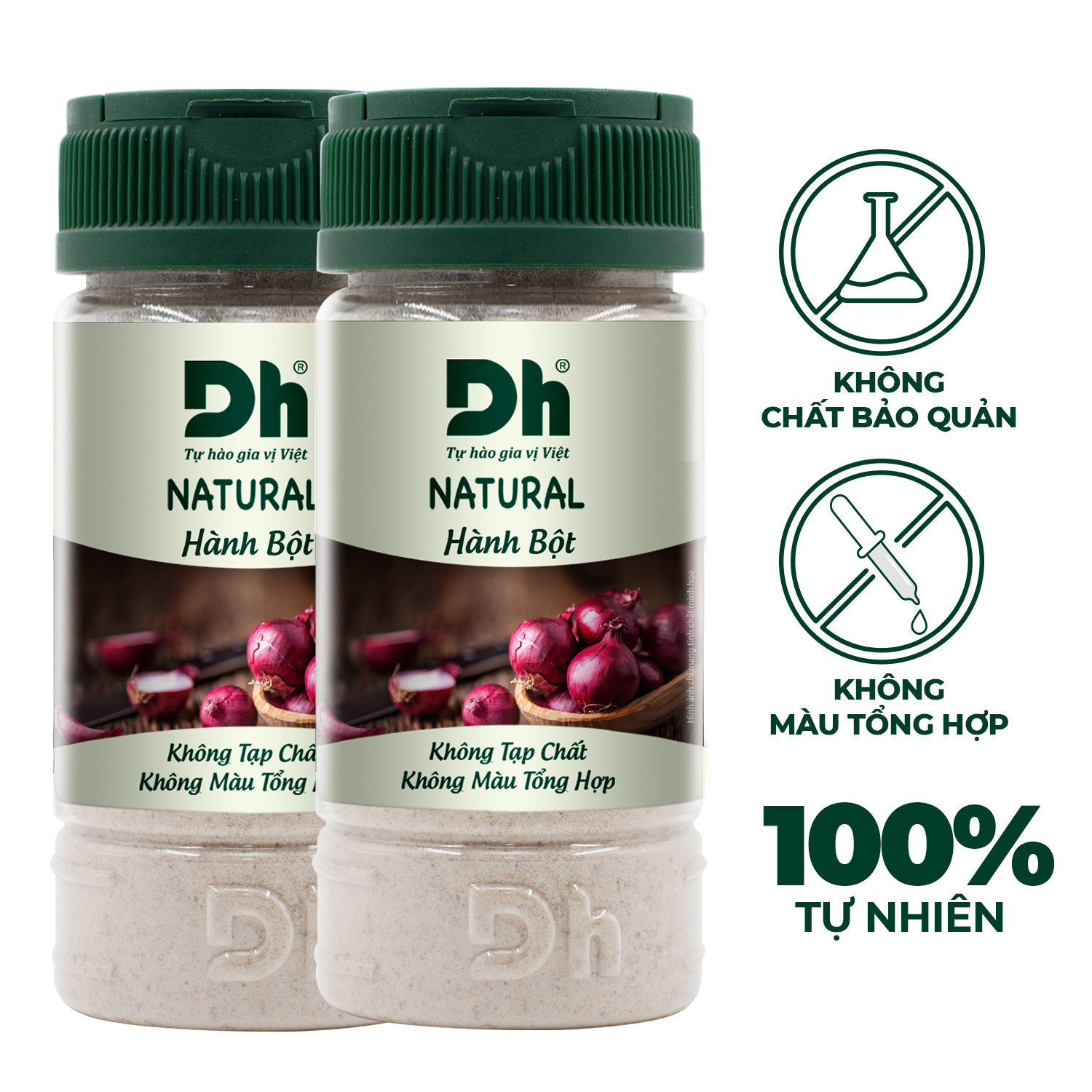 Combo 2 hũ Natural Hành Bột Dh Foods