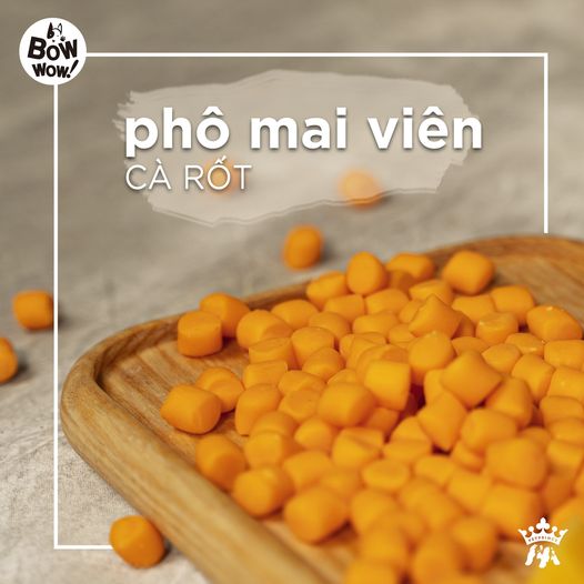 phô mai viên cà rốt Bowwow dành cho chó - T3 PETS SHOP